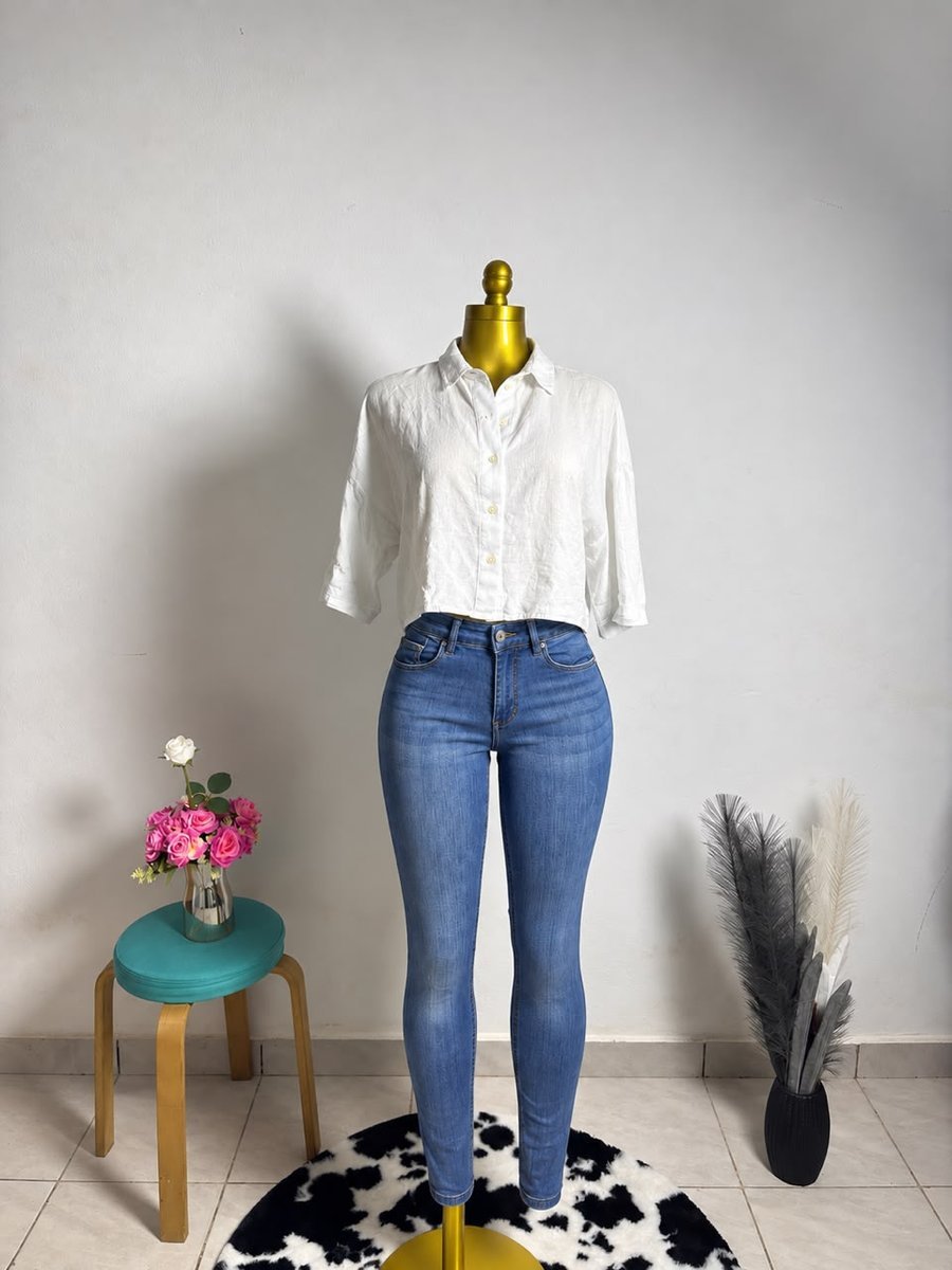 Jean slim bleu
